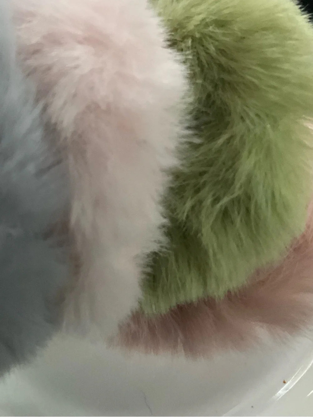 N/A faux fluffy
